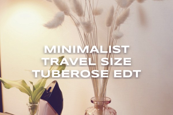 minimalist travel size tuberose edt