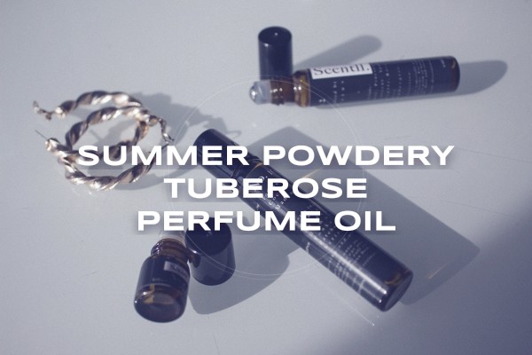 summer powdery tuberose perfume oil